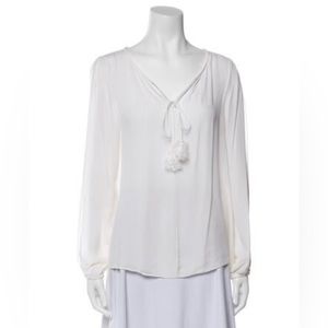 St. John
Silk V-Neck Blouse
Size: S